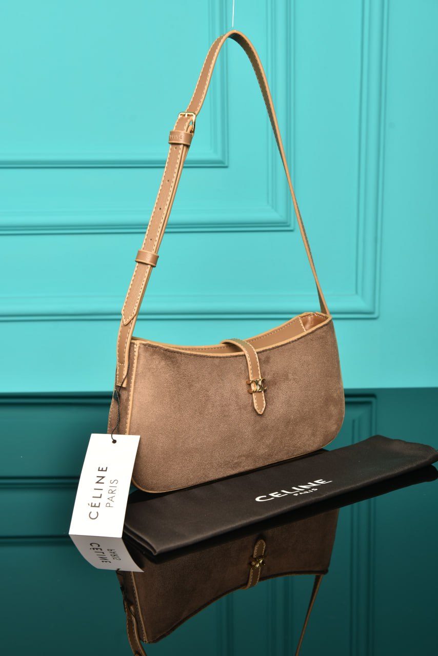 CLN- Tina Shiny Calfskin Shoulder Bag