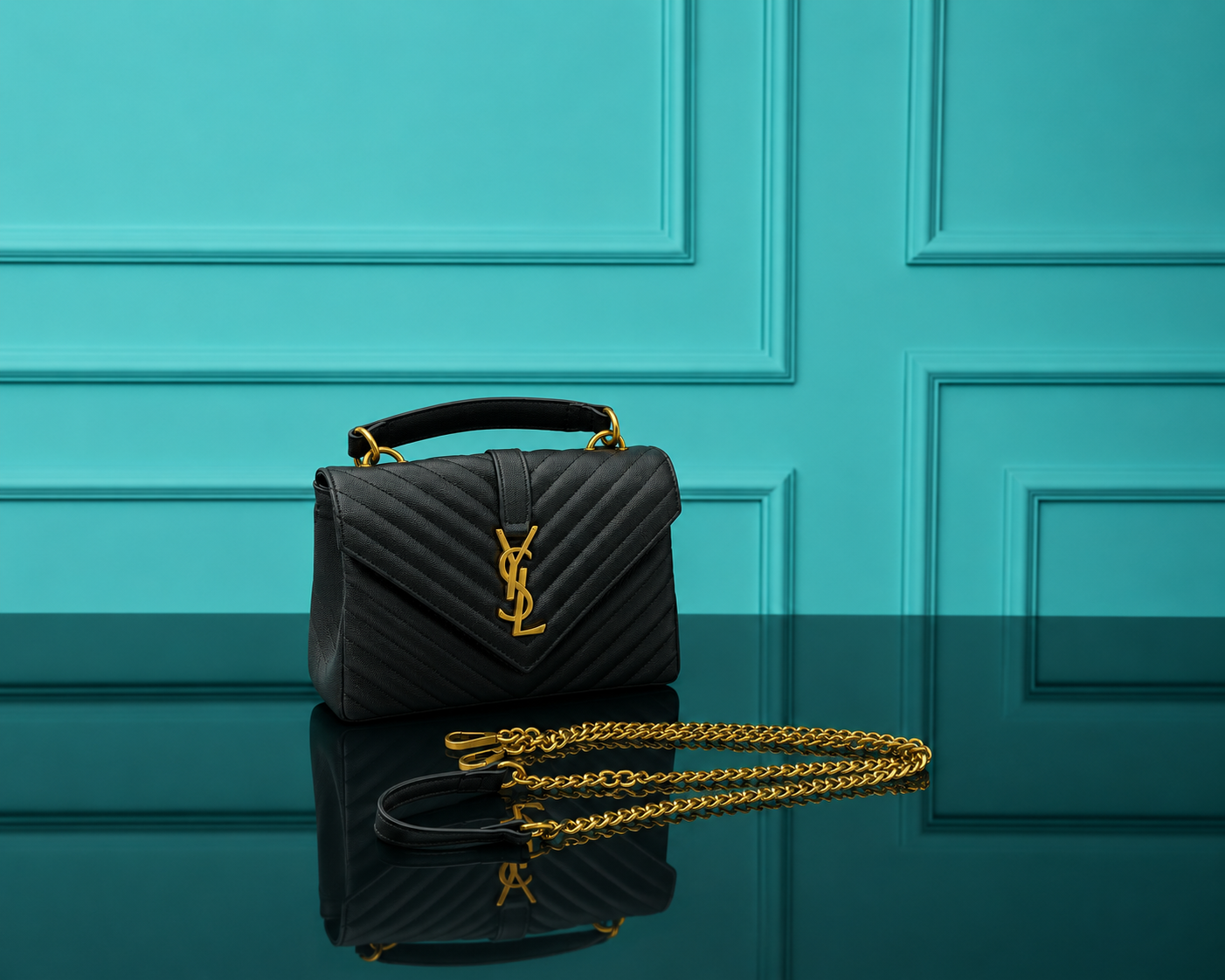 YSI- Calfskin Envelope Flap