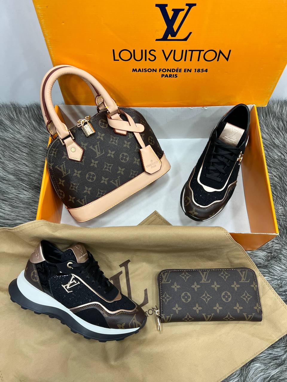 L - Bag , Shoes and Wallet Set (v4)