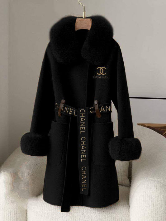 Luxury Fur-Lined Cashmere