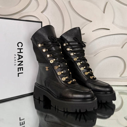 Long Combat Boots
