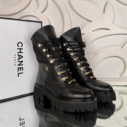 Long Combat Boots