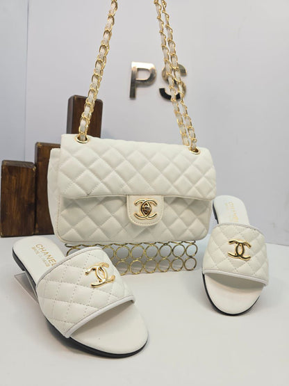 CH Bag and Slipper (Brown)
