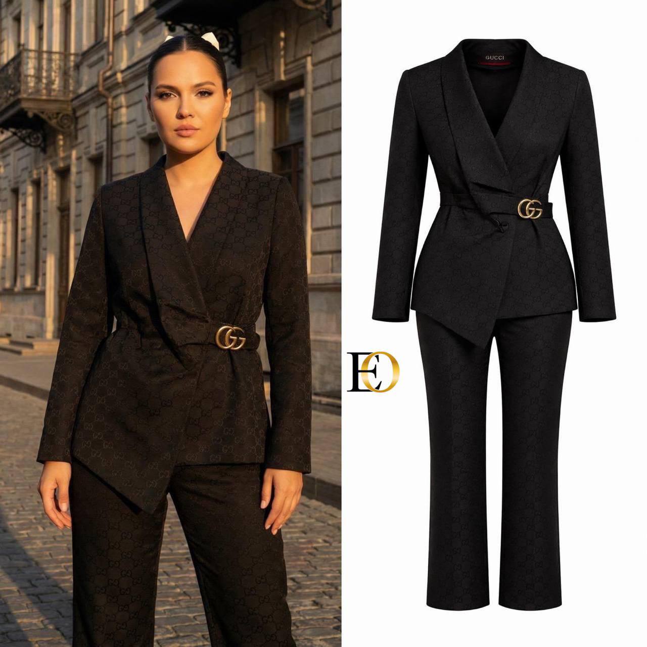 Woven Fabric 2-Piece Set