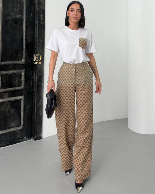 Woven Jacquard Fabric Stone detailed Set Top Quality