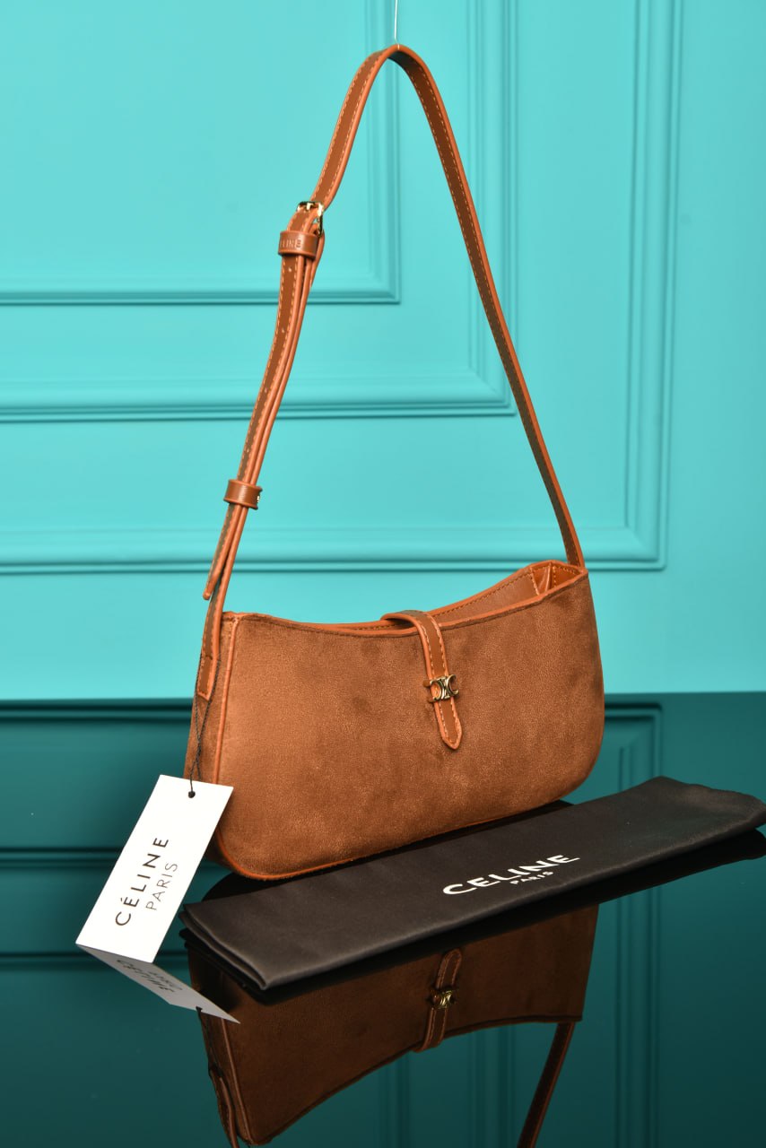 CLN- Tina Shiny Calfskin Shoulder Bag