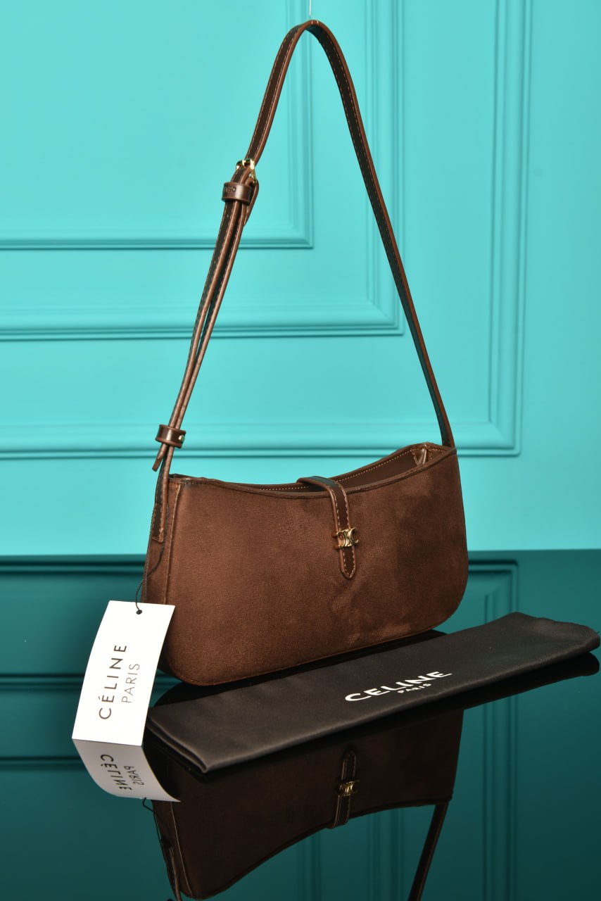 CLN- Tina Shiny Calfskin Shoulder Bag