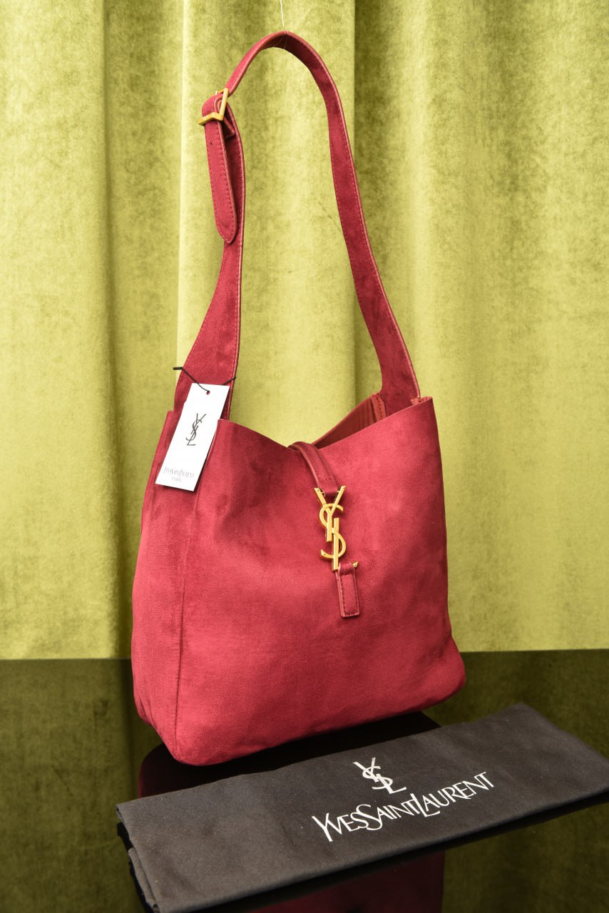 YSI- LE 5 A 7 Supple in Suede Bag