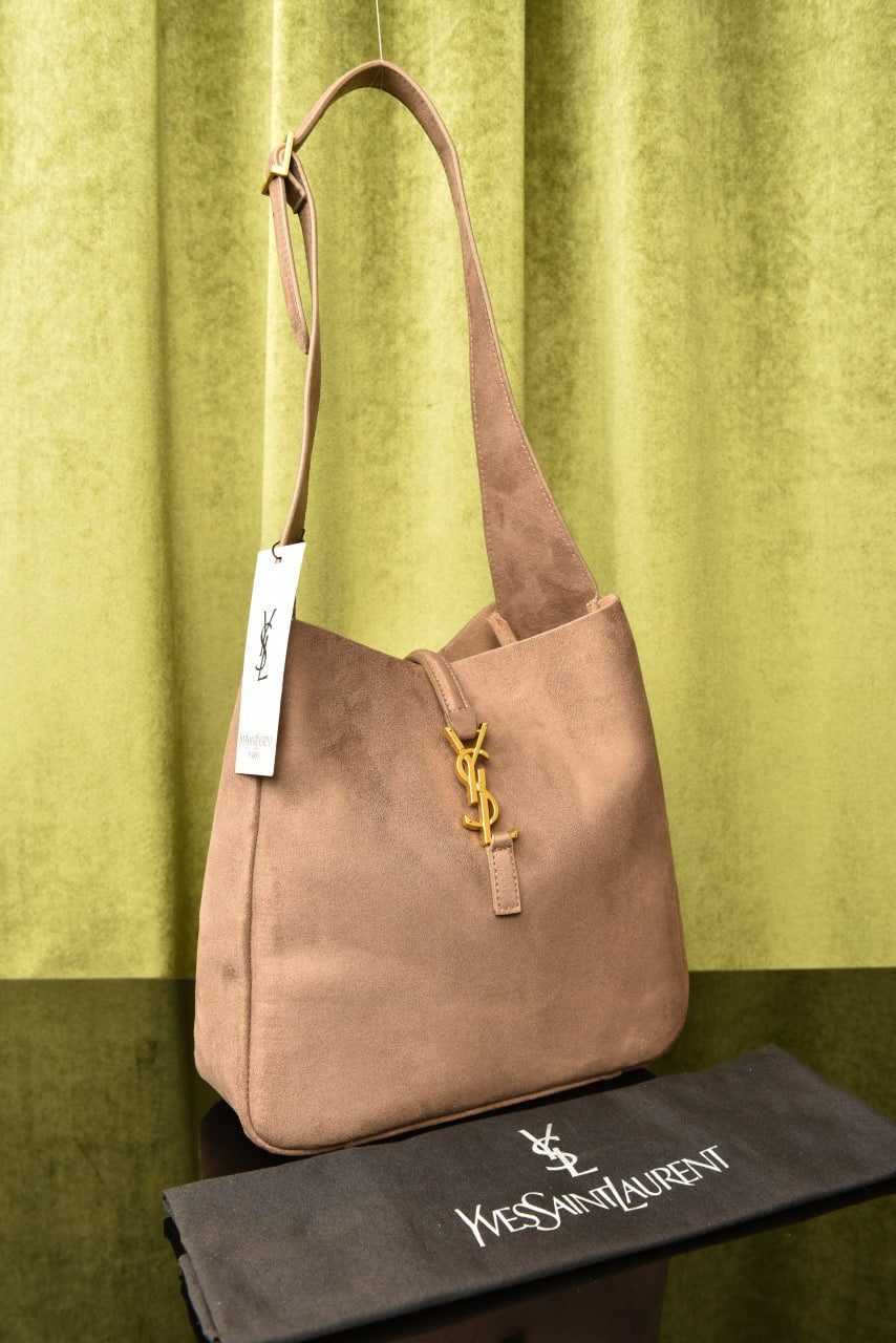 YSI- LE 5 A 7 Supple in Suede Bag